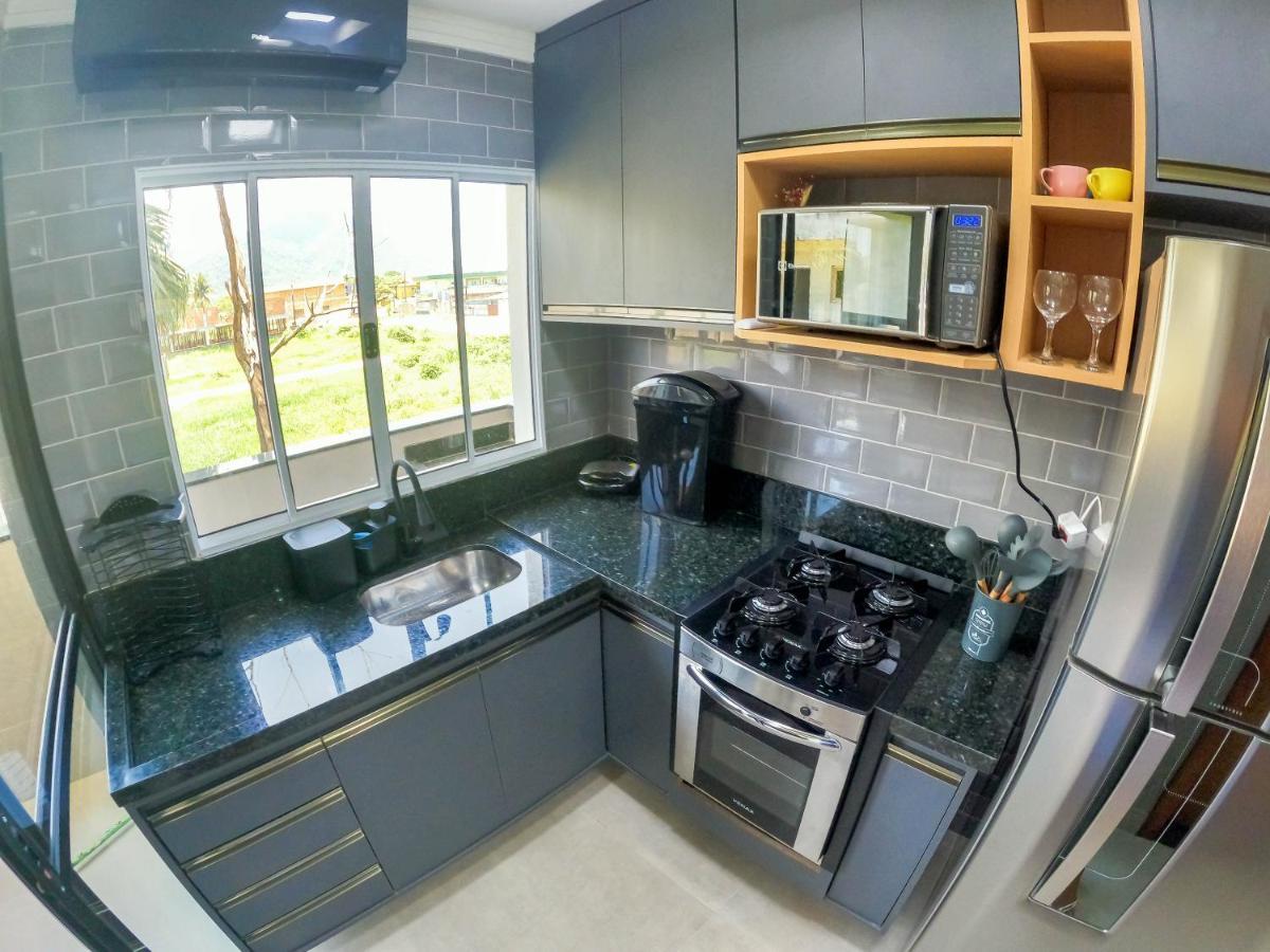 Apartamento Sacada Gourmet, Piscina E Ar Condicionado Ubatuba Exterior foto